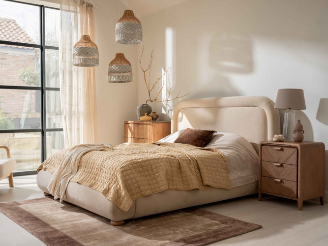 Amelia Upholstered Bed Frame 